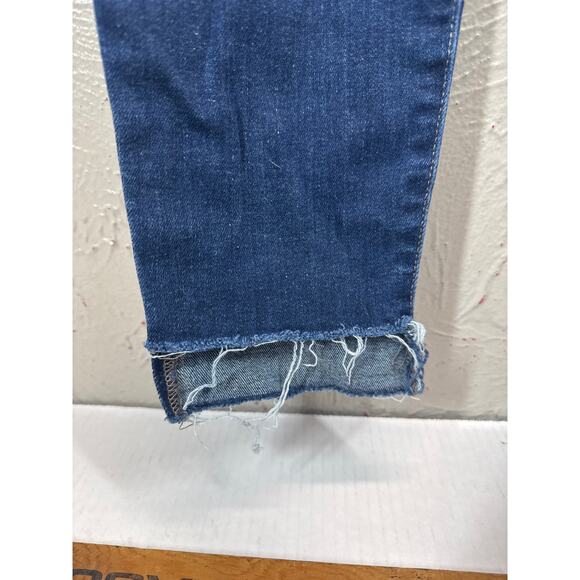Joes Jeans Skinny Ankle Hi-Low Cutout Hem Womens Stretch Pockets Size 28 x 27 - Picture 3 of 8